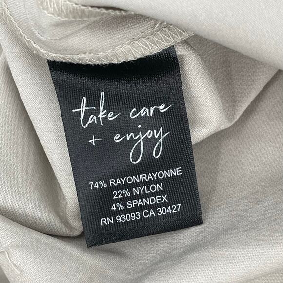 NIC + ZOE Pants Size 6 Cobblestone Pull On Cropped Wonderstretch Wide Leg Crop - Picture 11 of 13